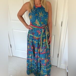 Farm RIO Maxi Dress | Vibrant Tropical Print | Resort Vacation Dress